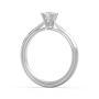 Μονόπετρο δαχτυλίδι σε Λευκό Χρυσό με Διαμάντι